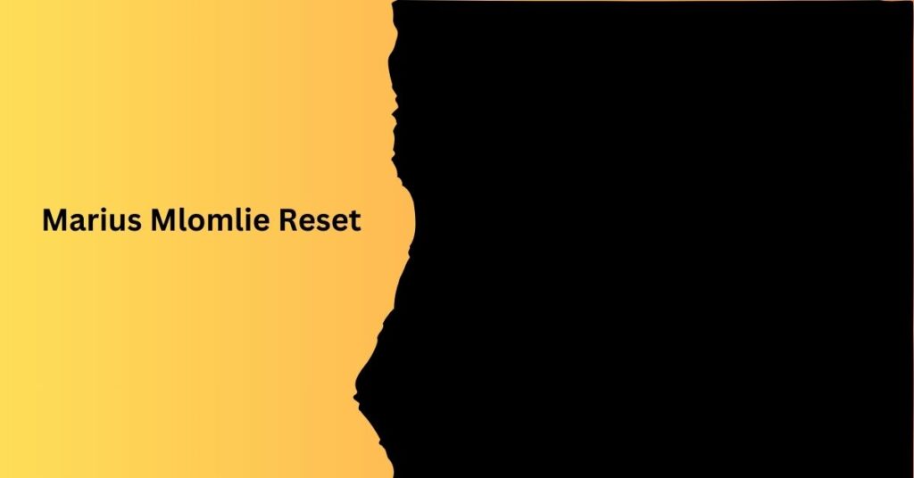 Marius Mlomlie Reset