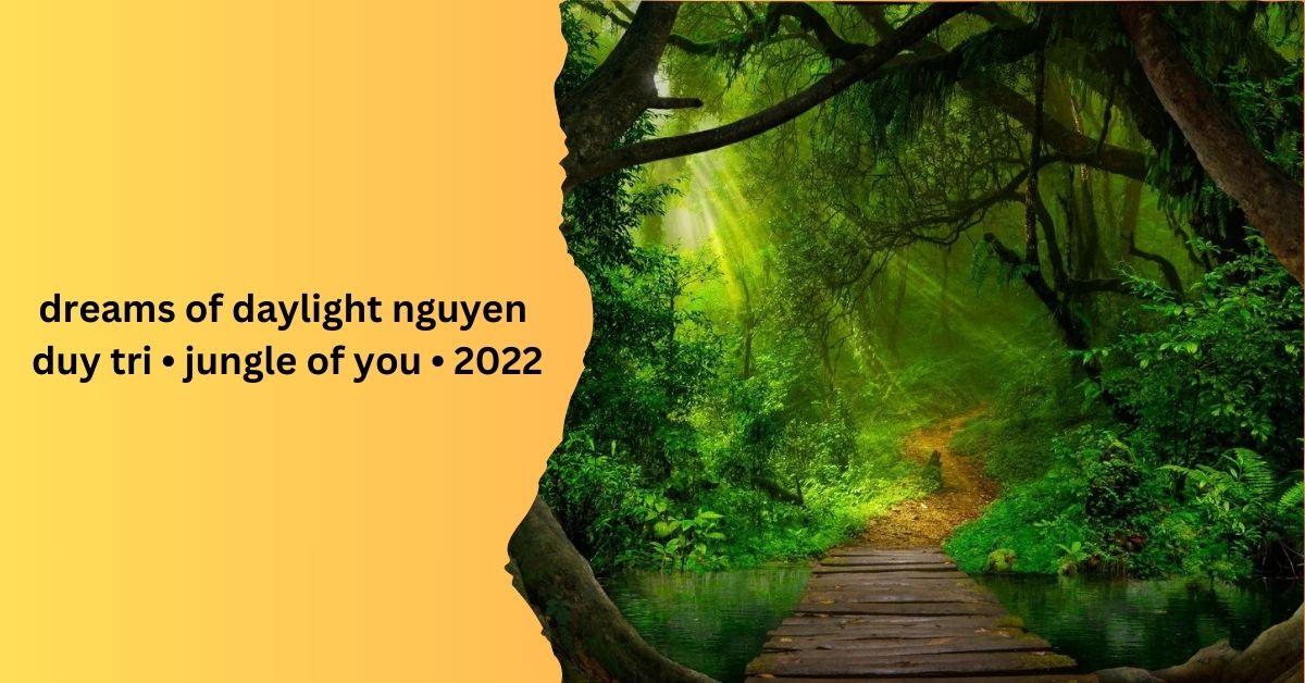 dreams of daylight nguyen duy tri • jungle of you • 2022